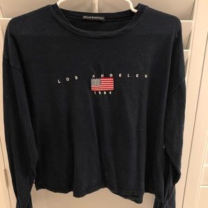 Brandy Melville Cropped Long Sleeve